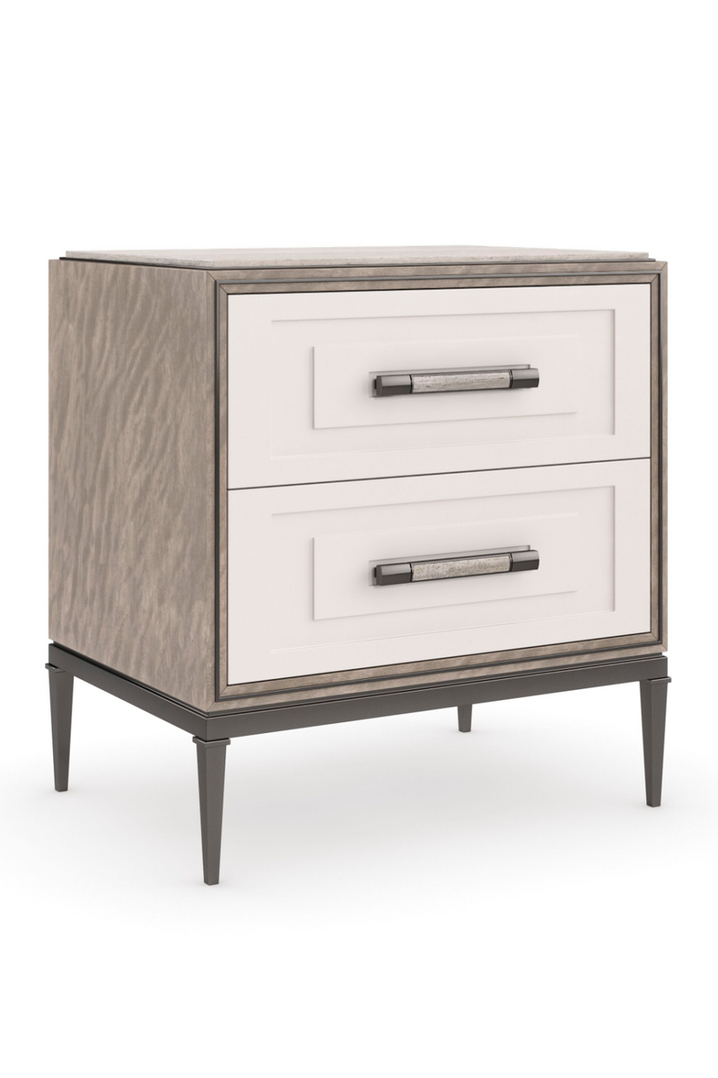 Wood Modern 2-Drawer Nightstand | Caracole I'm Impressed | Oroatrade.com