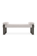 Taupe Velvet Bench | Caracole Lasting Impression | Oroatrade.com