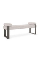 Taupe Velvet Bench | Caracole Lasting Impression | Oroatrade.com
