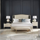 Beige Metal Trellis Bed | Caracole Star Of The Night
