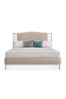 Beige Metal Trellis Bed | Caracole Star Of The Night | Oroatrade.com