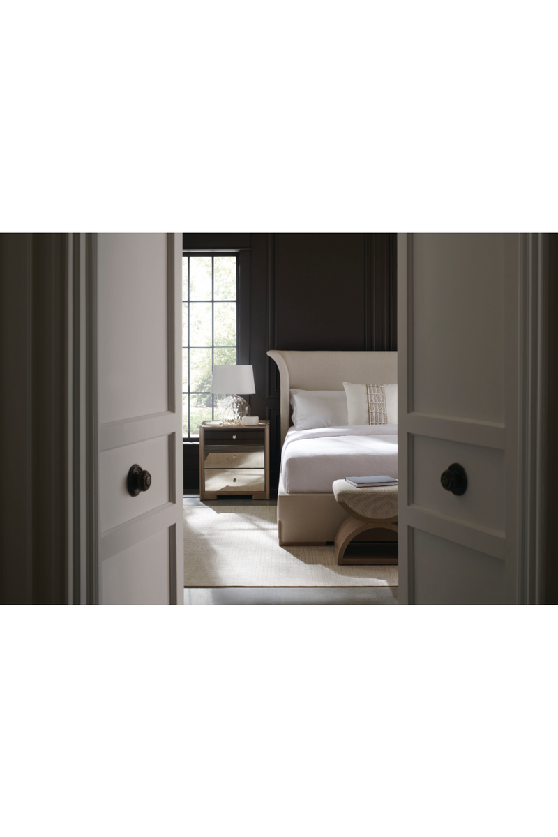 Light Gray Modern Bed | Caracole Beauty Sleep