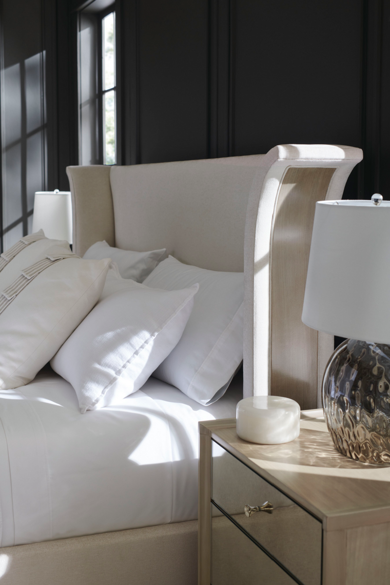 Light Gray Modern Bed | Caracole Beauty Sleep