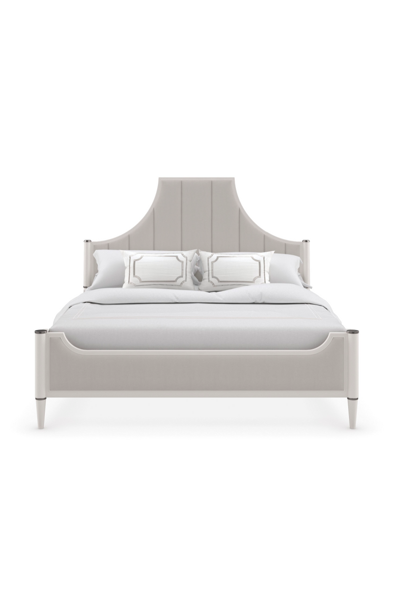 White Channel Tufted Queen Bed | Caracole To Post Or Not To Post | Oroatrade.com