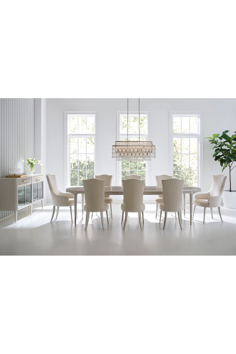 Cream Oval Dining Table | Caracole Love Feast | Oroatrade.com