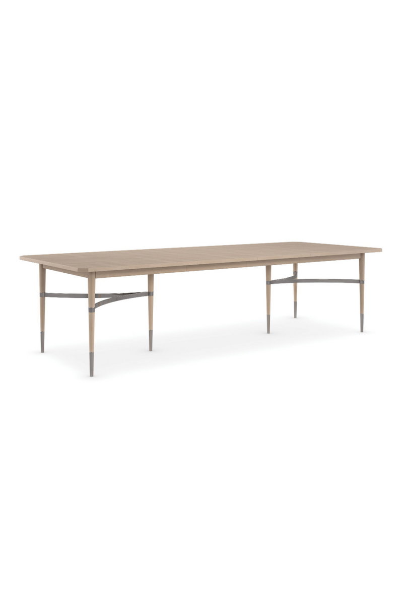Beige Extendable Dining Table | Caracole Here to Accommodate | Oroatrade.com