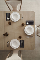 Beige Extendable Dining Table | Caracole Here to Accommodate | Oroatrade.com