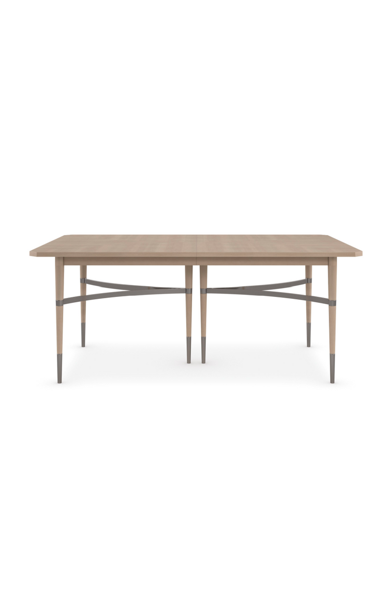 Beige Extendable Dining Table | Caracole Here to Accommodate | Oroatrade.com