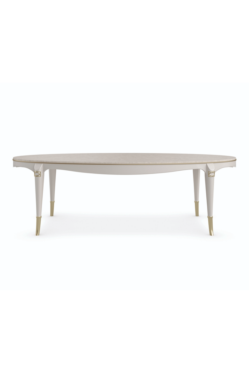 Cream Wooden Cocktail Table | Caracole Meet Your Match | Oroatrade.com