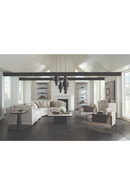 Cream Travertine Cocktail Table | Caracole Solid As A Rock | Oroatrade.com