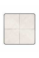 Cream Travertine Cocktail Table | Caracole Solid As A Rock | Oroatrade.com