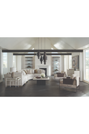 Cream Travertine Cocktail Table | Caracole Solid As A Rock | Oroatrade.com