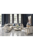 Gold Three-Tiered End Table | Caracole Third Times A Charm | Oroatrade.com