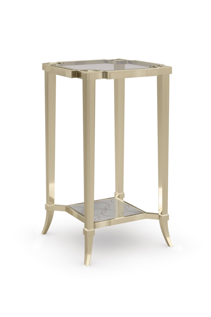 Gold Modern Side Table | Caracole Simply Charming | Oroatrade.com