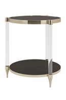 Acrylic Post Side Table | Caracole End Game | Oroatrade.com
