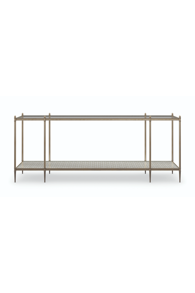 Glass Modern Console Table | Caracole Perfection | Oroatrade.com