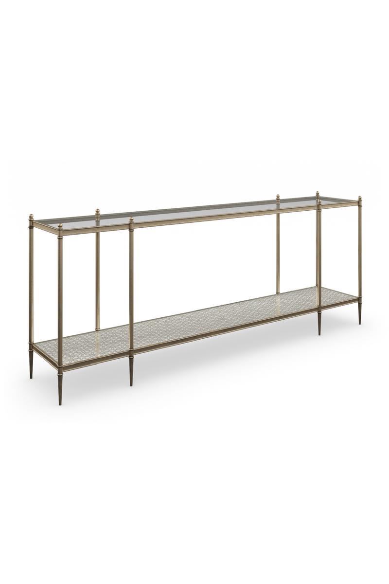 Glass Modern Console Table | Caracole Perfection | Oroatrade.com
