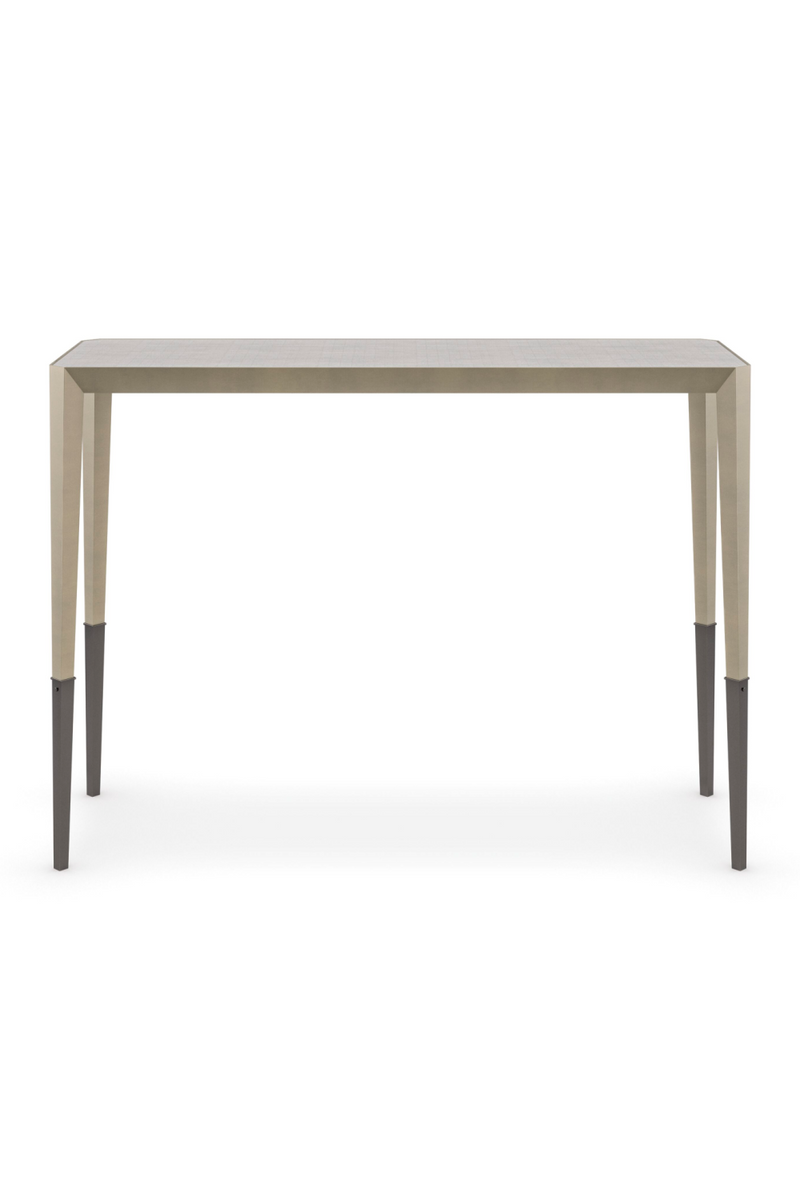 Silver Travertine Console Table | Caracole Perfect Together | Oroatrade.com