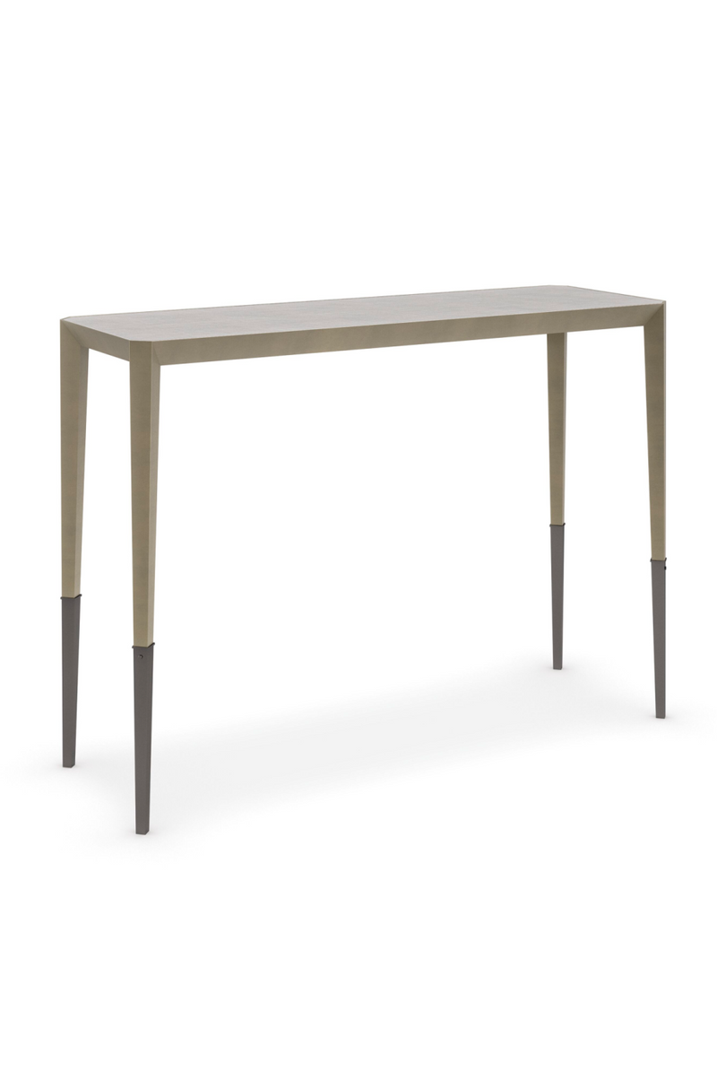 Silver Travertine Console Table | Caracole Perfect Together | Oroatrade.com