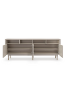 Taupe Reeded TV Cabinet | Caracole Love Lines | Oroatrade.com