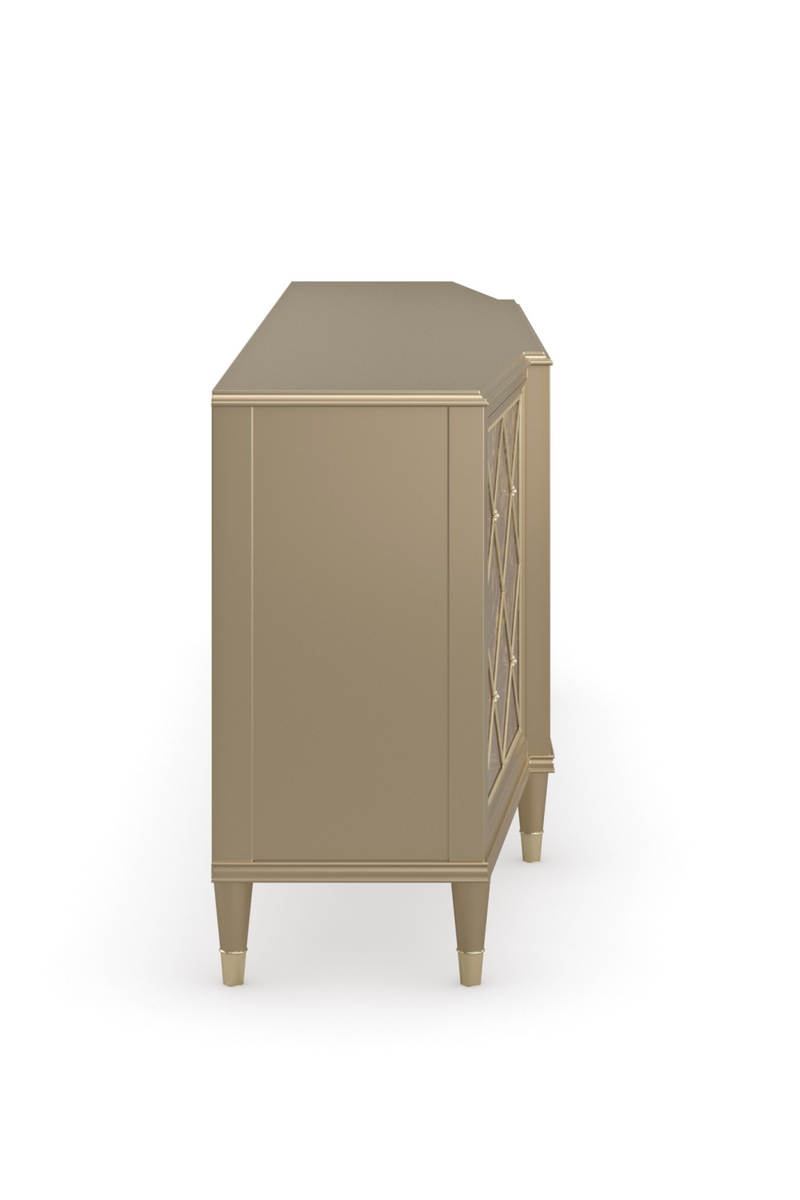 Gold Rosette Console Table | Caracole Star Of The Show | Oroatrade.com