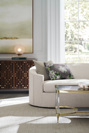 Slatted Wood Media Console | Caracole Diamond In The Rough | Oroatrade.com