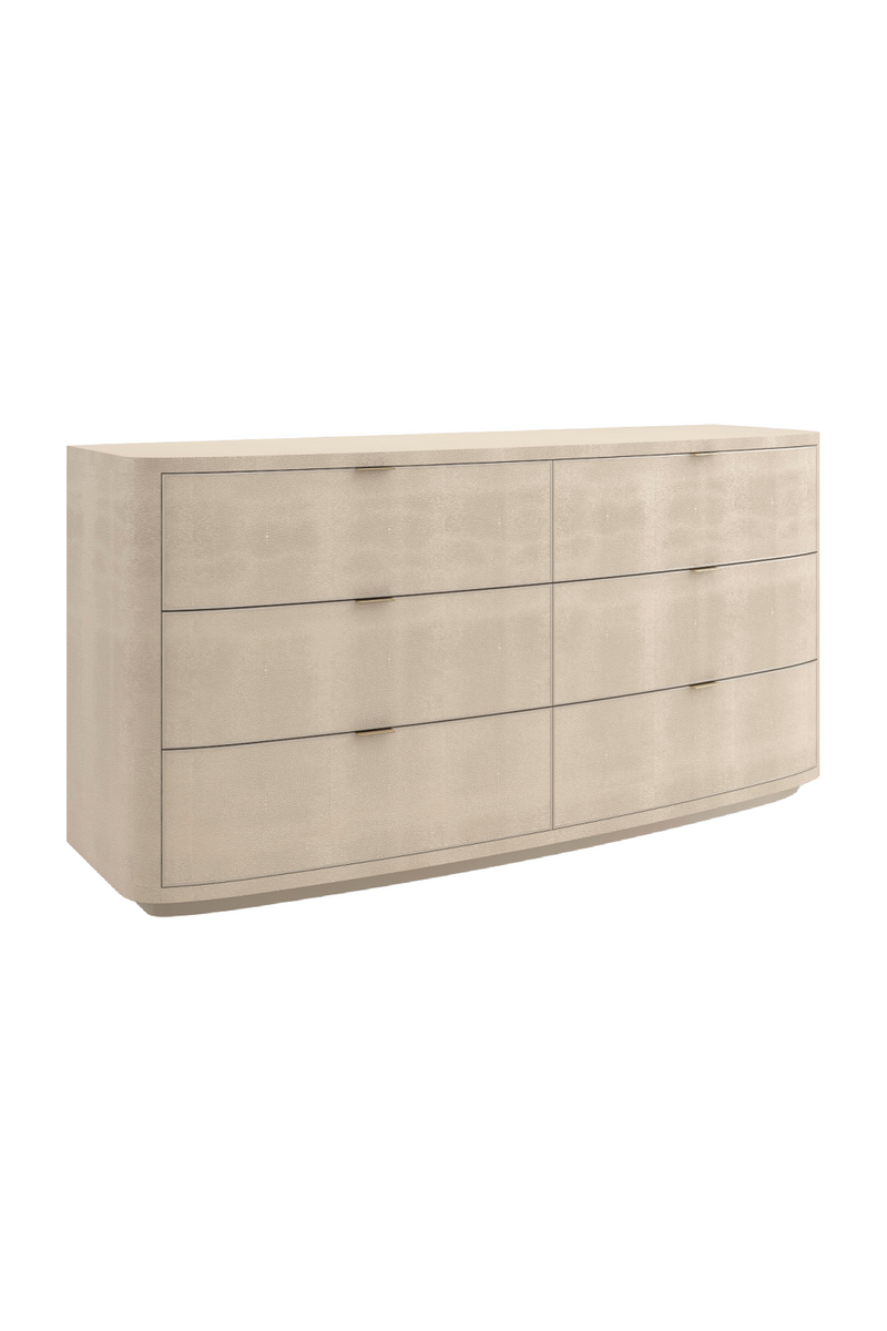 Cream Shagreen Dresser | Caracole Simply Perfect | Oroatrade.com