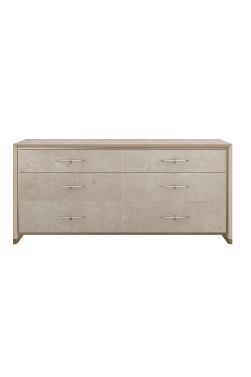 Metallic Leaf Modern Dresser | Caracole Hang Up | Oroatrade.com