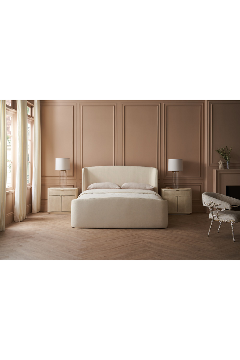 White Modern Nightstand | Caracole Quarry