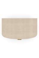 Cream Shagreen Nightstand | Caracole Simply Perfect | Oroatrade.com