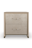 Beige 2-Drawer Nightstand | Caracole Hang Up | Oroatrade.com