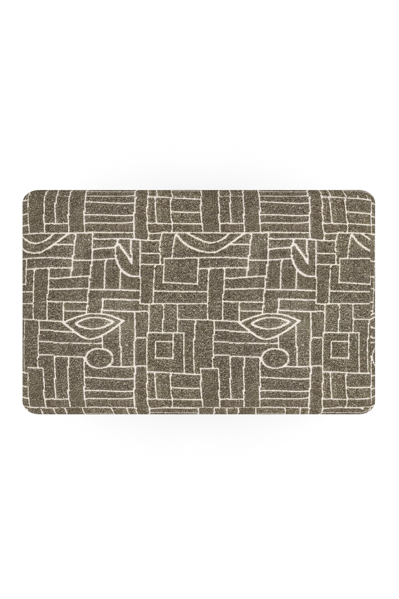 Moss Green Modern Ottoman | Caracole Balance Beam | Oroatrade.com