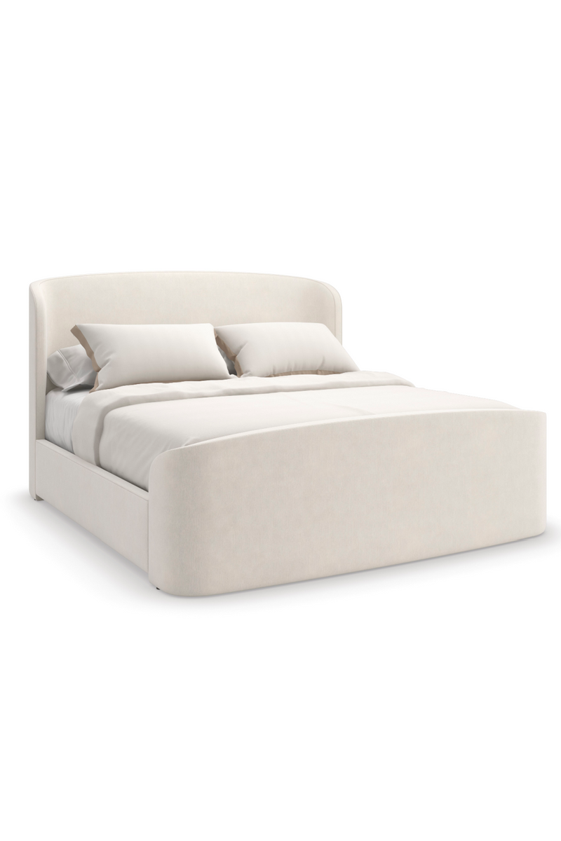 Ivory Ribbed Bed | Caracole Soft Embrace | Oroatrade.com