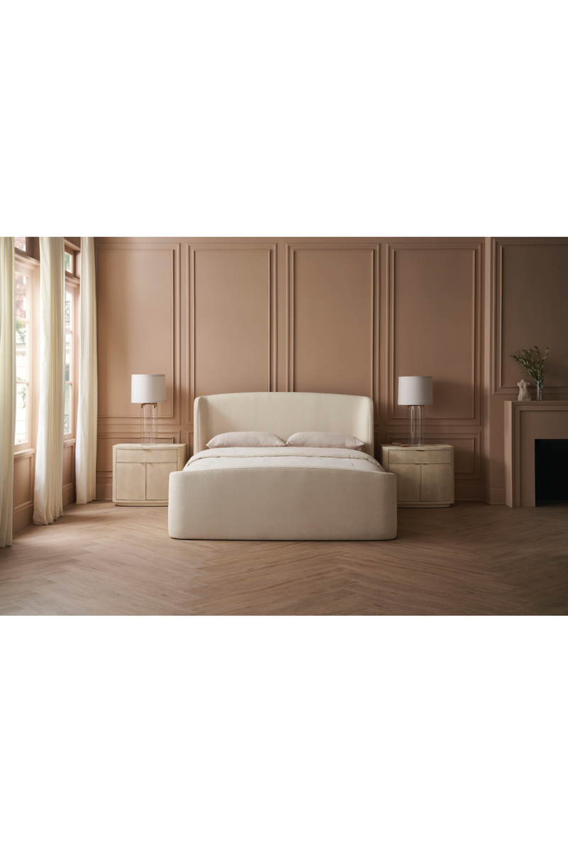 Ivory Ribbed Bed | Caracole Soft Embrace | Oroatrade.com