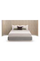 Gray Minimalist Winged Bed | Caracole Dream Chaser | Oroatrade.com