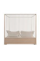 Light Oak Canopy Bed | Caracole Pinstripe | Oroatrade.com
