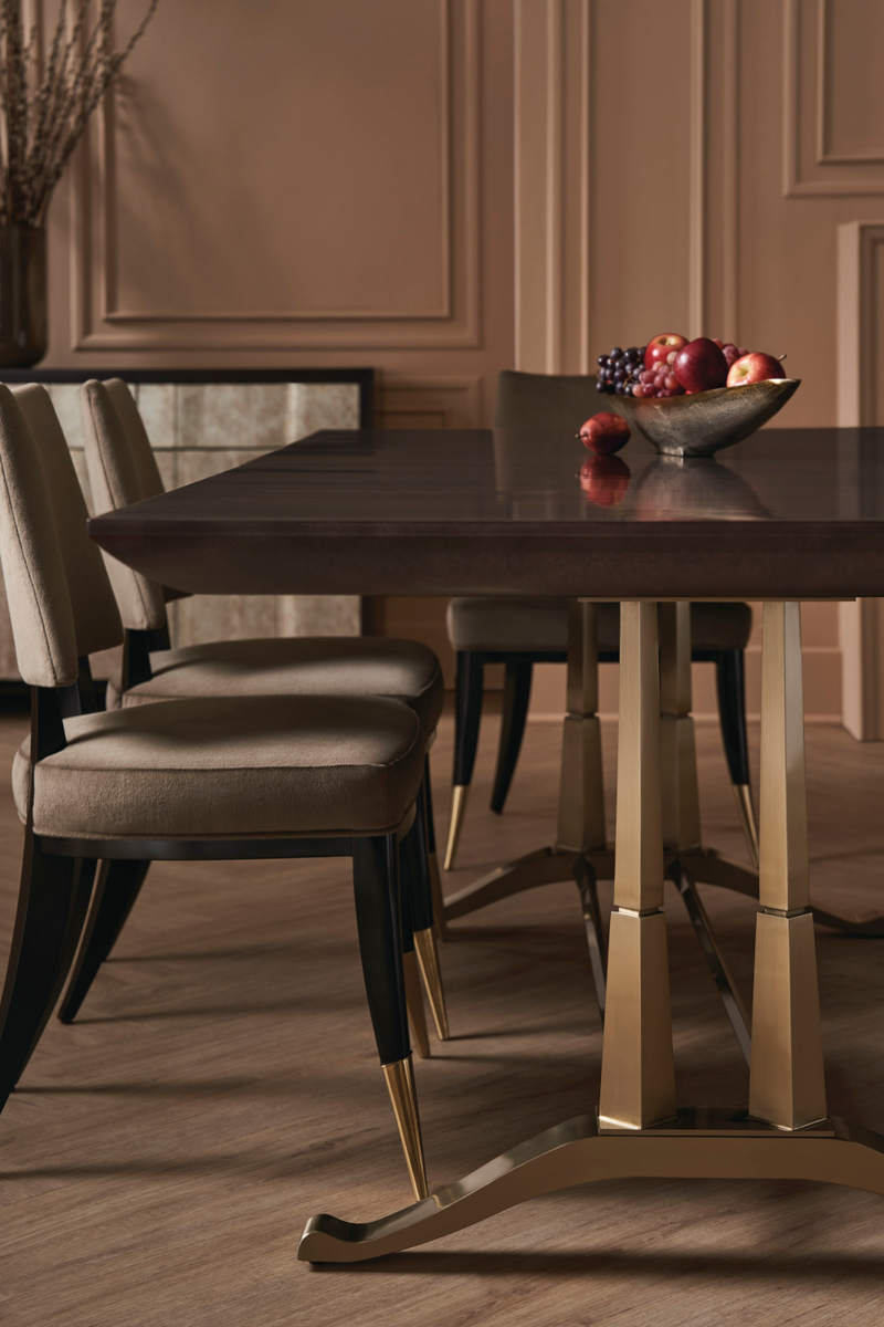 Modern Trestle Dining Table | Caracole D'Orsay | Oroatrade.com