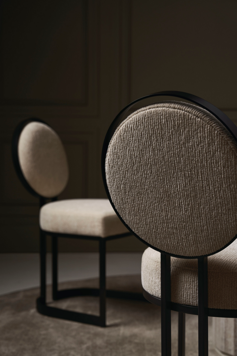 Round-Back Dining Chairs (2) | Caracole La Lune | Oroatrade.com