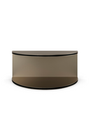 Gold Semi-Circle Cocktail Table | Caracole All Together | Oroatrade.com