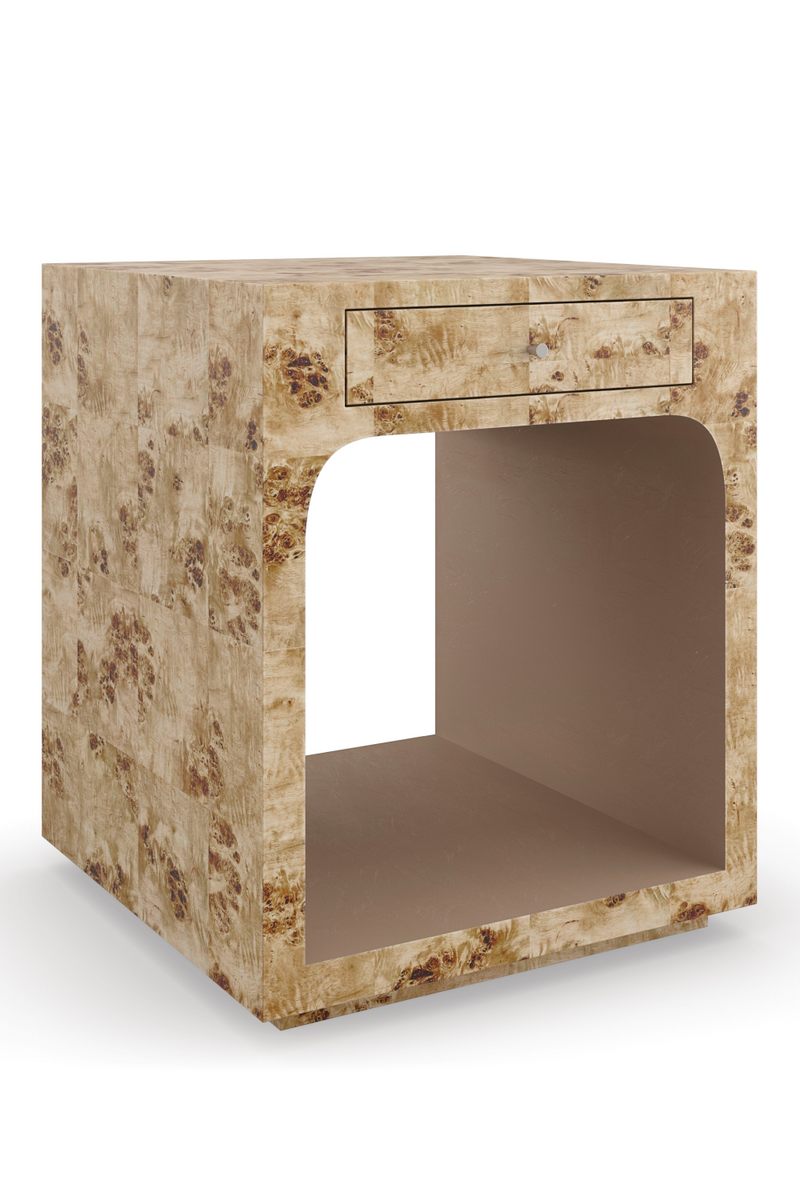 Mappa Burl End Table | Caracole Burlesque | Oroatrade.com