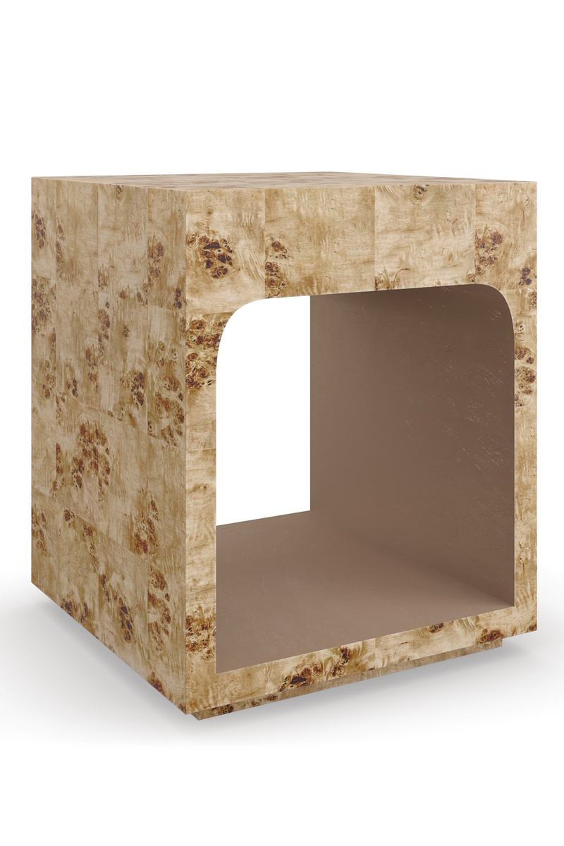 Mappa Burl End Table | Caracole Burlesque | Oroatrade.com