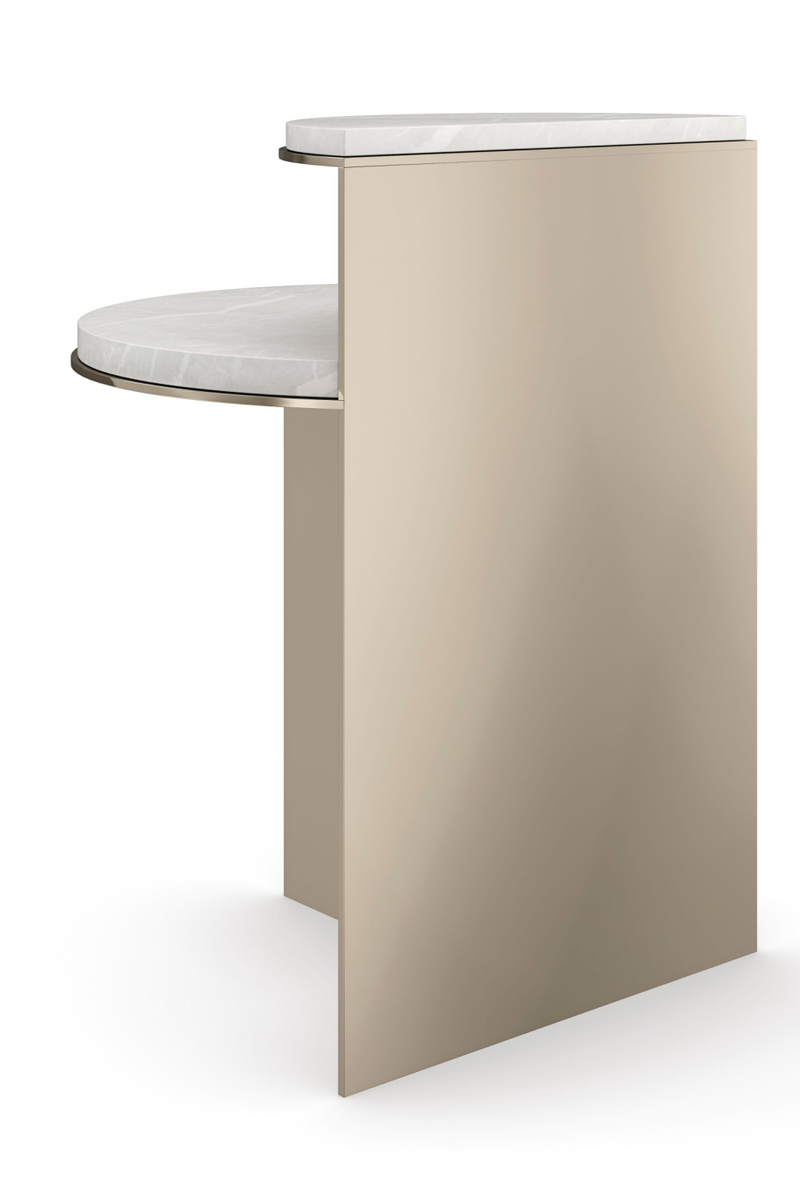 Gold Modern End Table | Caracole Touche' Light | Oroatrade.com