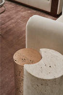 Travertine Modern End Table | Caracole Sun And Moon | Oroatrade.com