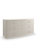 Cream Linen 6-Drawer Dresser | Caracole Lyon | Oroatrade.com