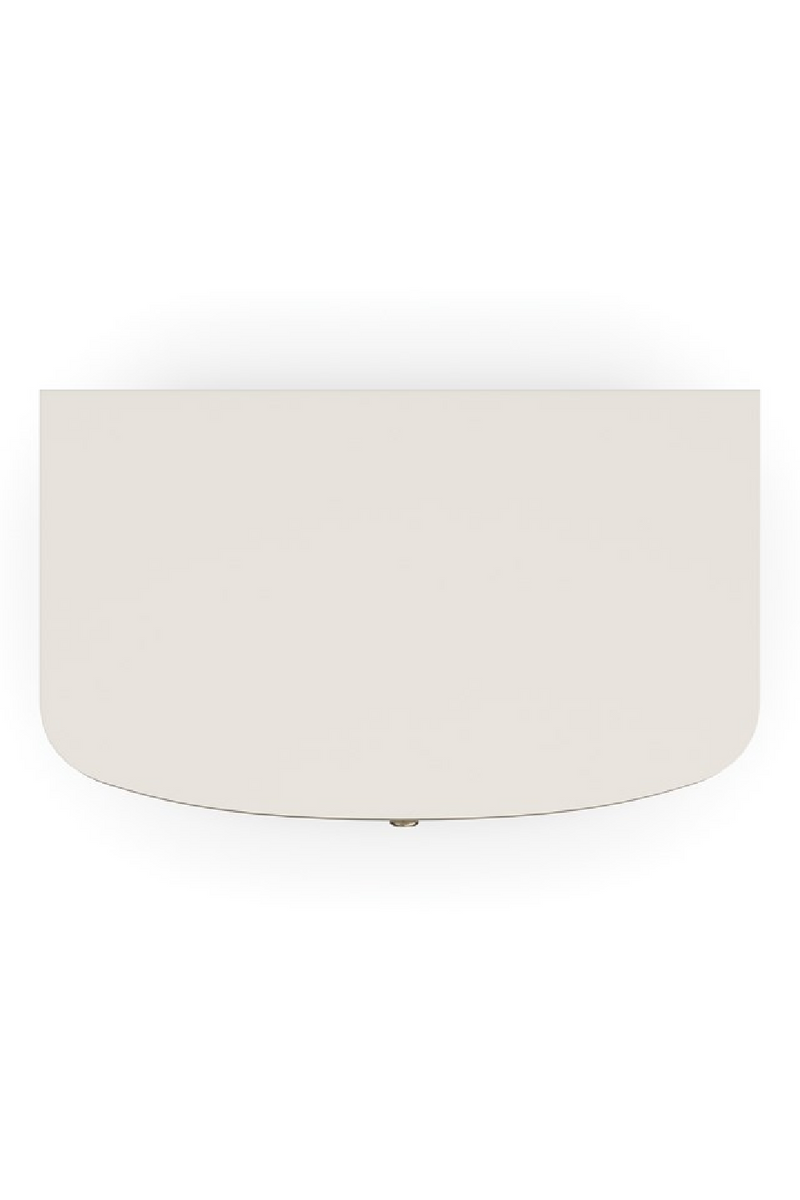 Cream Linen 3-Drawer Nightstand | Caracole Lyon | Oroatrade.com