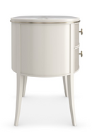 Marble Top 2-Drawer Nightstand | Caracole Bruges | Oroatrade.com