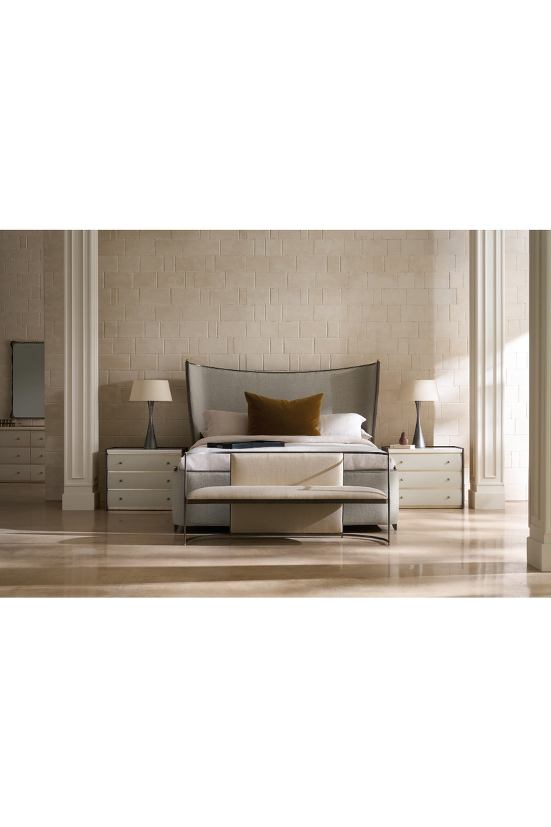 Burnished Adobe 3-Drawer Nightstand | Caracole Avignon | Oroatrade.com