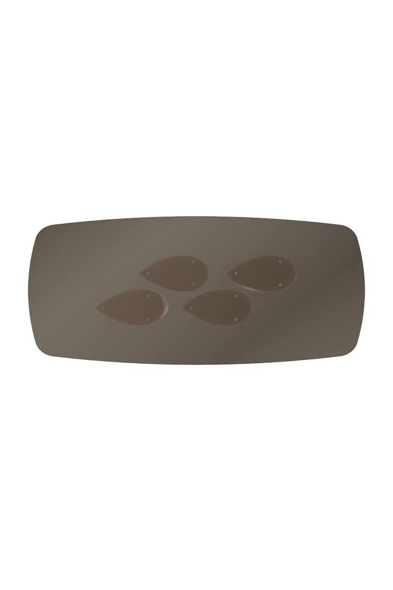 Gold 4-Column Base Dining Table | Caracole Aphelion 4 | Oroatrade.com