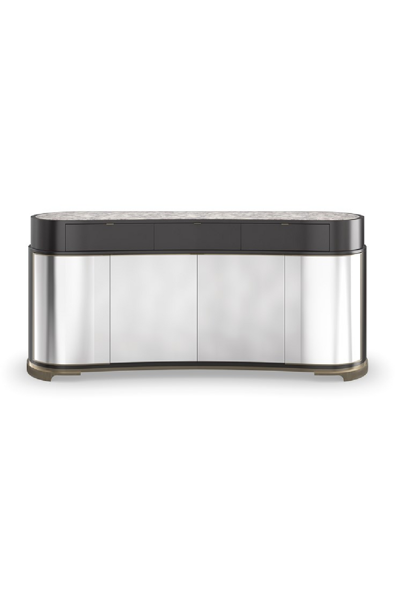 Silver 4-Door Sideboard | Caracole Glace | Oroatrade.com