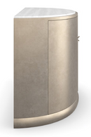 Gold Curved 2-Door Sideboard | Caracole Meridian | Oroatrade.com